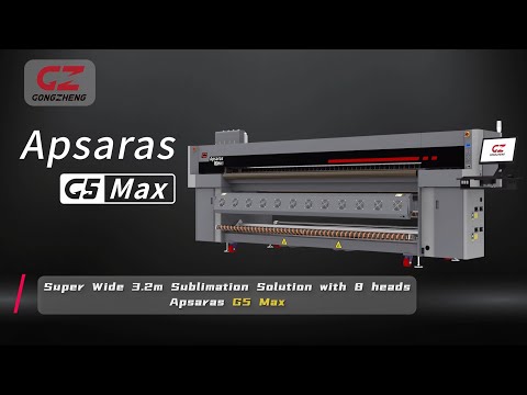 Apsaras G5 Max – 3.2m Super Wide Industrial-level Sublimation Solution